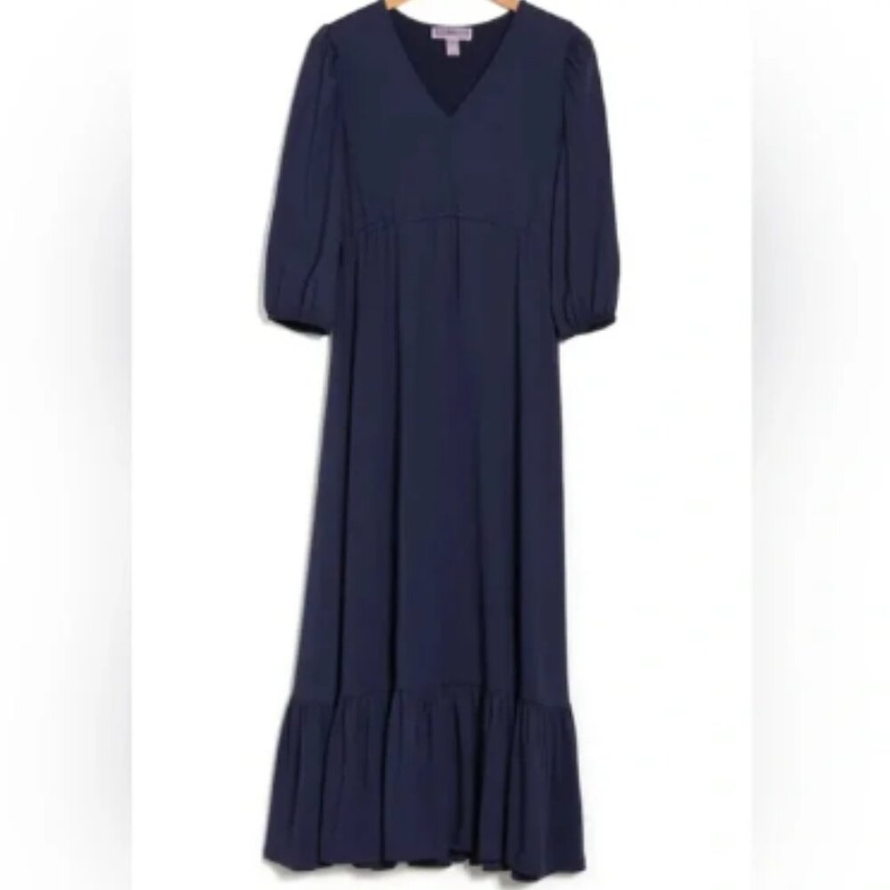 Love By Design Bella Maxi Dress Navy/Eggplant